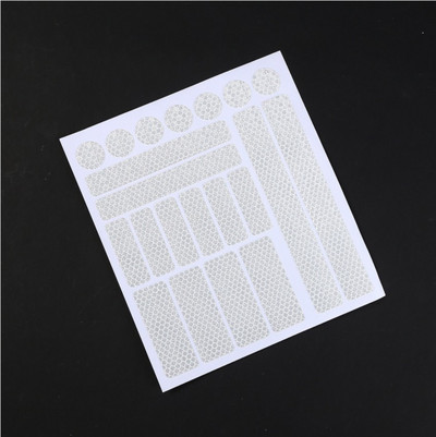 Helkurkleebised Auto Jalgratas Mootorratas Öösel sõitmine Hoiatusmärk Ohutushoiatus Helkurkile Kleebised Dekoratsioonitarvikud