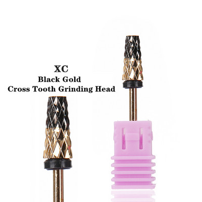 TFSCLOIN 5 u 1 svrdlo za nokte 3/32" drška od tvrdog metala, volfram ravnog oblika svrdla za akrilni gel za nokte Dodatak za svrdlo