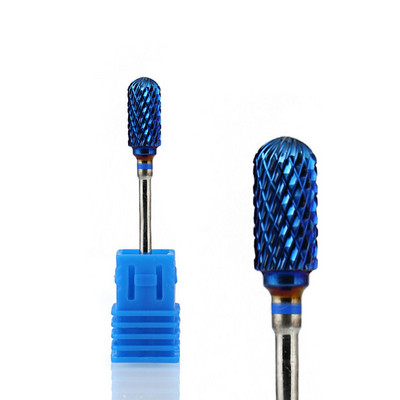 TFSCLOIN 5 u 1 svrdlo za nokte 3/32" drška od tvrdog metala, volfram ravnog oblika svrdla za akrilni gel za nokte Dodatak za svrdlo