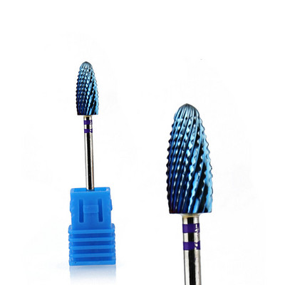 TFSCLOIN 5 u 1 svrdlo za nokte 3/32" drška od tvrdog metala, volfram ravnog oblika svrdla za akrilni gel za nokte Dodatak za svrdlo