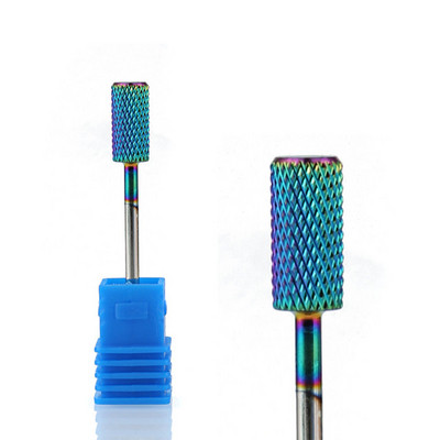 TFSCLOIN 5 u 1 svrdlo za nokte 3/32" drška od tvrdog metala, volfram ravnog oblika svrdla za akrilni gel za nokte Dodatak za svrdlo