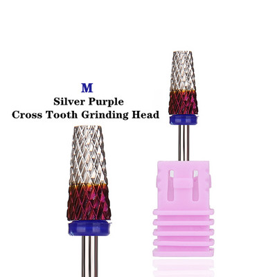 TFSCLOIN 5 u 1 svrdlo za nokte 3/32" drška od tvrdog metala, volfram ravnog oblika svrdla za akrilni gel za nokte Dodatak za svrdlo