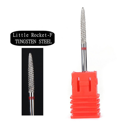 TFSCLOIN 5 u 1 svrdlo za nokte 3/32" drška od tvrdog metala, volfram ravnog oblika svrdla za akrilni gel za nokte Dodatak za svrdlo