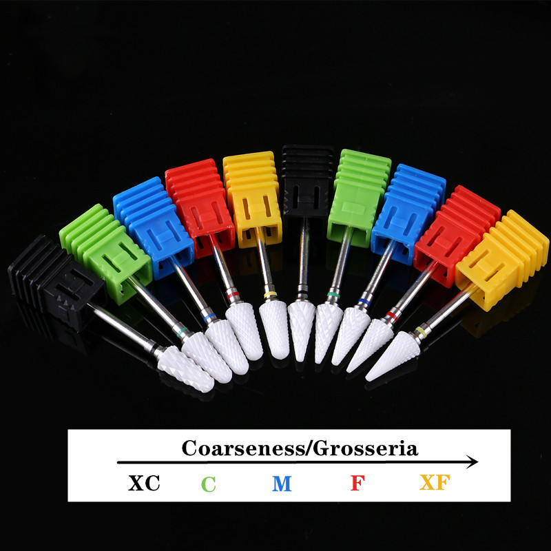 TFSCLOIN 5 u 1 svrdlo za nokte 3/32" drška od tvrdog metala, volfram ravnog oblika svrdla za akrilni gel za nokte Dodatak za svrdlo