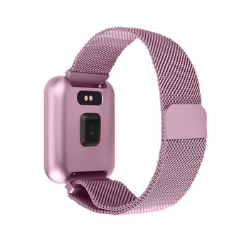 Γυναικείο ρολόι μόδας P68 Έξυπνο ρολόι παρακολούθησης καρδιακών παλμών Αθλητικό βραχιόλι Fitness Activity Tracker αδιάβροχο smartband