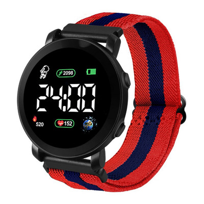 K12 meeste ja naiste elektroonilised LED-digispordikellad Lihtsad ja loomingulised vaba aja käekellad Moodsad naiste käekellad