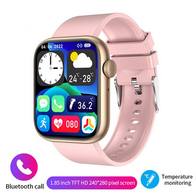 Έξυπνο ρολόι για γυναίκες Πλήρης οθόνη αφής Bluetooth Call Αδιάβροχα ρολόγια Sport Fitness Tracker Smartwatch Lady Reloj Mujer