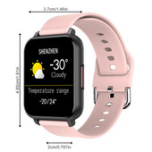 Išmanusis laikrodis, suderinamas su „Bluetooth“ 5 0 pulso dažnio rankinio laikrodžio jutiklinis ekranas kraujospūdžio laikrodis „Blood Oxygen“ rankinis laikrodis raudonas