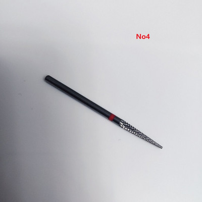 4 tipuri de cuticule din oțel tungsten pentru unghii pilă de unghii duză din carbură pentru îndepărtarea gelului pentru curățarea unghiilor freze Bit C0202