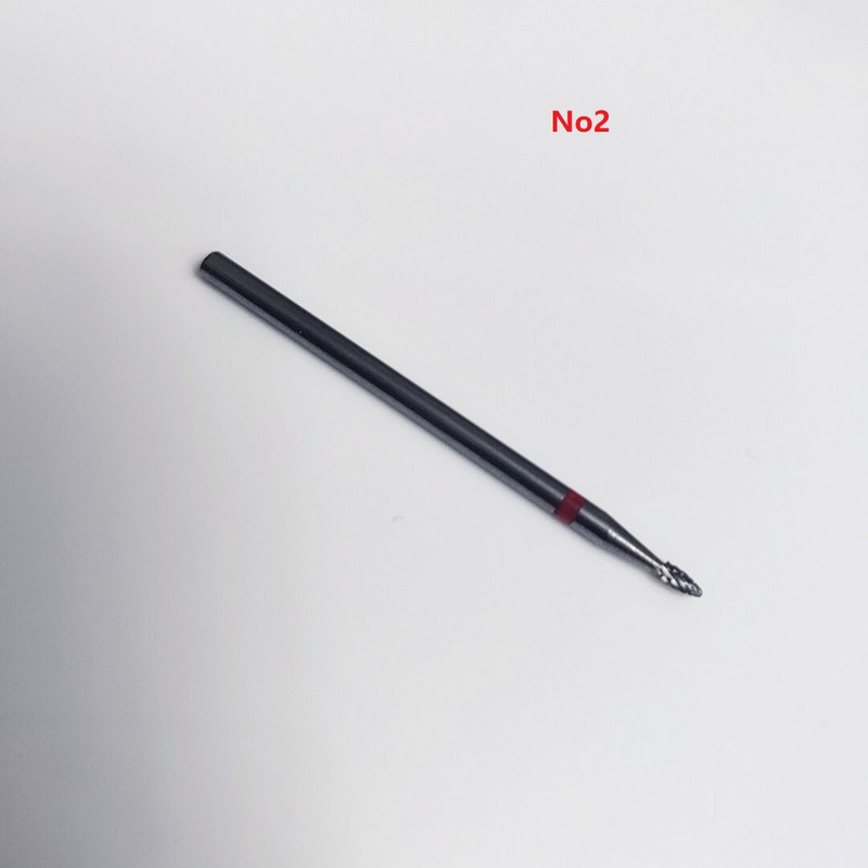 4 tipuri de cuticule din oțel tungsten pentru unghii pilă de unghii duză din carbură pentru îndepărtarea gelului pentru curățarea unghiilor freze Bit C0202