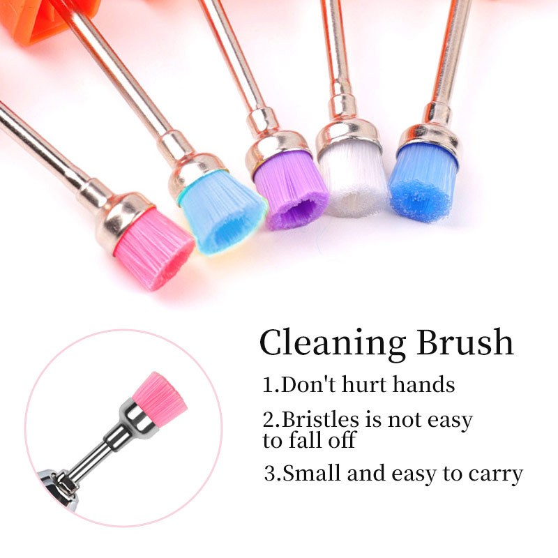 Elektriniai manikiūro grąžtai Nagų valymo poliravimo galvutės šepetėlis Nagų grąžtai elektriniam nagų gręžimo mašinos pedikiūro priedai