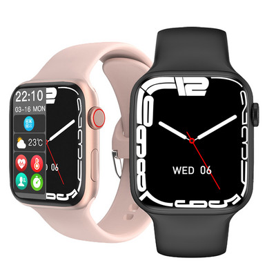 2023 IWO W27 Pro Smart Watch Series 7 Bluetooth Call Smartwatch Custom Dial Безжично зареждане Мъже Жени Smartwatch Siri NFC