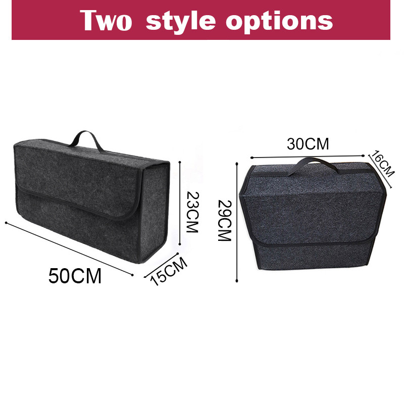 Τσάντα οργάνωσης αυτοκινήτου Organizer πορτμπαγκάζ αυτοκινήτου μάλλινη τσόχα στοιβασίας Τακτοποίηση Μεγάλο δοχείο Organizer καθισμάτων αυτοκινήτου για πορτμπαγκάζ