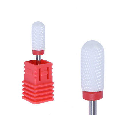 Naujas Pink 5 in 1 keraminis nagų grąžtas, skirtas elektrinei gręžimo mašinai 3/32 colių koto frezavimo pjoviklis Greitai pašalinamas akrilas arba kietas gelis