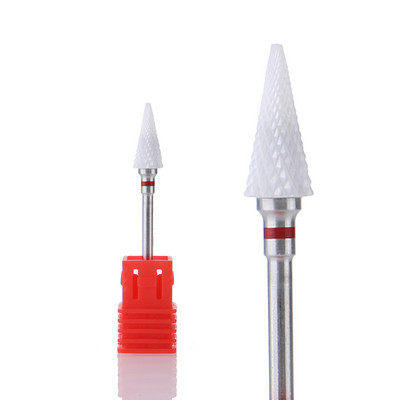 Naujas Pink 5 in 1 keraminis nagų grąžtas, skirtas elektrinei gręžimo mašinai 3/32 colių koto frezavimo pjoviklis Greitai pašalinamas akrilas arba kietas gelis