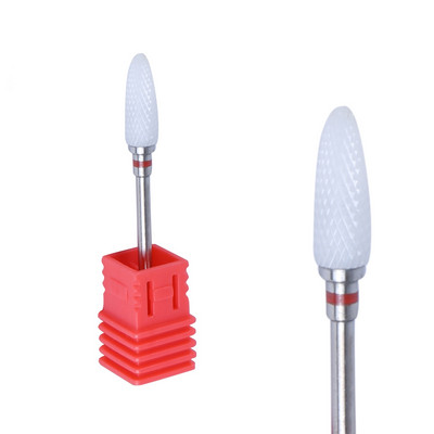 Naujas Pink 5 in 1 keraminis nagų grąžtas, skirtas elektrinei gręžimo mašinai 3/32 colių koto frezavimo pjoviklis Greitai pašalinamas akrilas arba kietas gelis