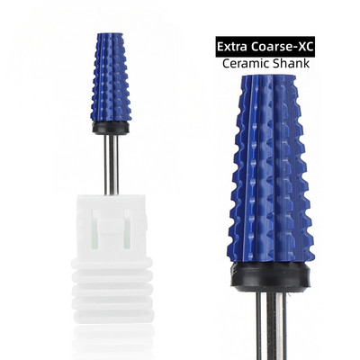 Naujas Pink 5 in 1 keraminis nagų grąžtas, skirtas elektrinei gręžimo mašinai 3/32 colių koto frezavimo pjoviklis Greitai pašalinamas akrilas arba kietas gelis