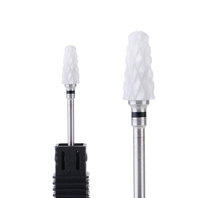 Naujas Pink 5 in 1 keraminis nagų grąžtas, skirtas elektrinei gręžimo mašinai 3/32 colių koto frezavimo pjoviklis Greitai pašalinamas akrilas arba kietas gelis