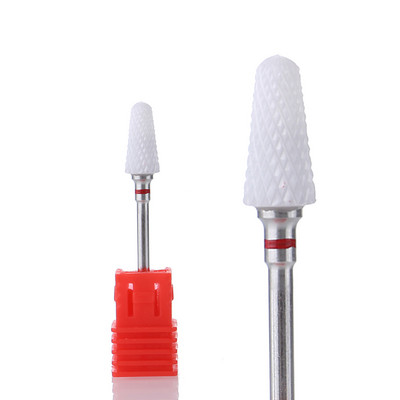 Naujas Pink 5 in 1 keraminis nagų grąžtas, skirtas elektrinei gręžimo mašinai 3/32 colių koto frezavimo pjoviklis Greitai pašalinamas akrilas arba kietas gelis