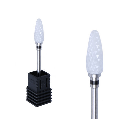 Naujas Pink 5 in 1 keraminis nagų grąžtas, skirtas elektrinei gręžimo mašinai 3/32 colių koto frezavimo pjoviklis Greitai pašalinamas akrilas arba kietas gelis