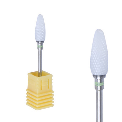 Naujas Pink 5 in 1 keraminis nagų grąžtas, skirtas elektrinei gręžimo mašinai 3/32 colių koto frezavimo pjoviklis Greitai pašalinamas akrilas arba kietas gelis