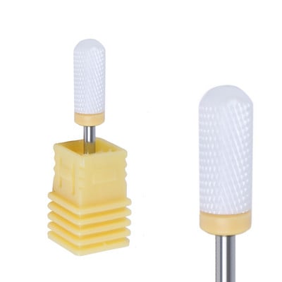 Naujas Pink 5 in 1 keraminis nagų grąžtas, skirtas elektrinei gręžimo mašinai 3/32 colių koto frezavimo pjoviklis Greitai pašalinamas akrilas arba kietas gelis