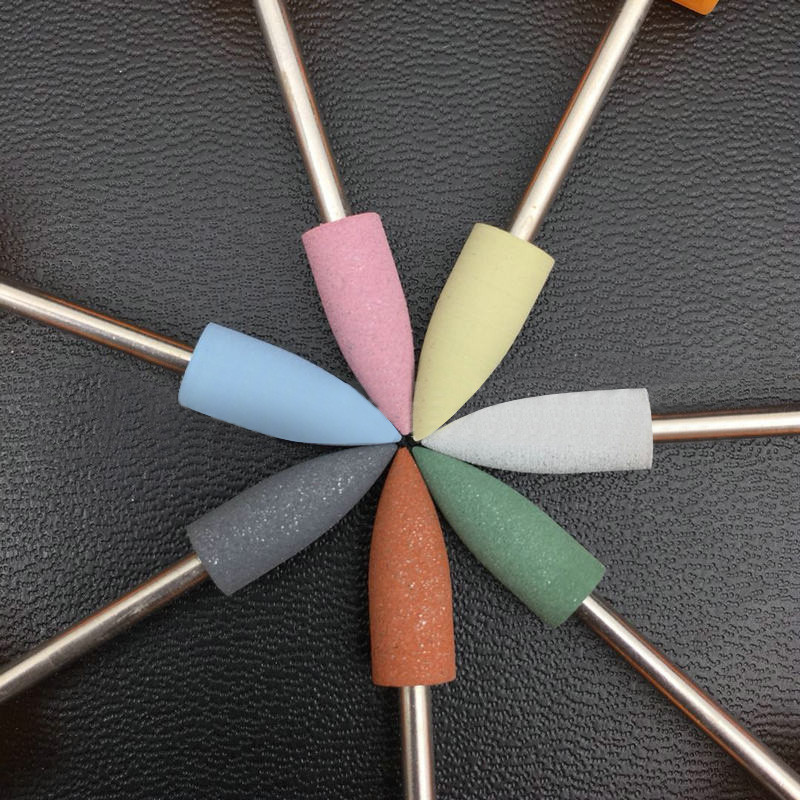 1 tk kummist silikoonist küünepuuri freesimine puuriotsakud viilid elektrimasinate küünekunsti veski küünenaha tööriistad.