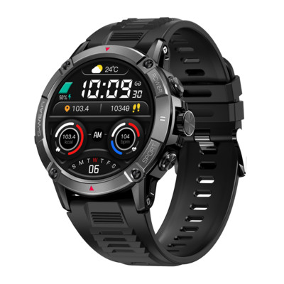 Ceas inteligent NX8 Sport în aer liber BT Call Busolă 1,52 inci Brățară cu ecran mare 400 mAh Monitorizare sănătate a bateriei Tracker Smartwatch
