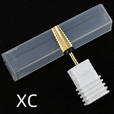 Carbură de oțel de tungsten Acoperire colorată Cuticule Curățare unghii Burghie Freză rotativă pentru manichiură Instrument de accesorii pentru unghii