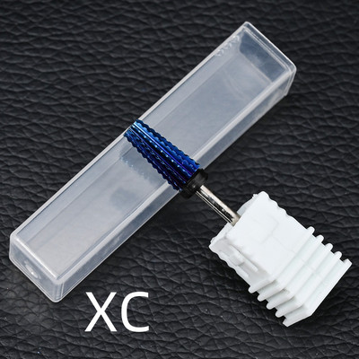 Carbură de oțel de tungsten Acoperire colorată Cuticule Curățare unghii Burghie Freză rotativă pentru manichiură Instrument de accesorii pentru unghii