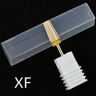 Carbură de oțel de tungsten Acoperire colorată Cuticule Curățare unghii Burghie Freză rotativă pentru manichiură Instrument de accesorii pentru unghii