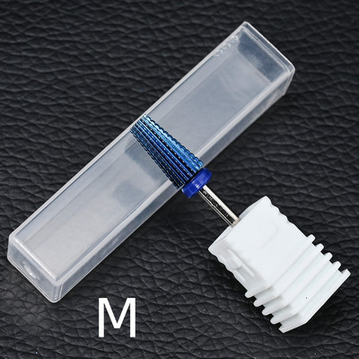 Carbură de oțel de tungsten Acoperire colorată Cuticule Curățare unghii Burghie Freză rotativă pentru manichiură Instrument de accesorii pentru unghii