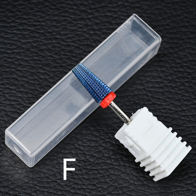 Carbură de oțel de tungsten Acoperire colorată Cuticule Curățare unghii Burghie Freză rotativă pentru manichiură Instrument de accesorii pentru unghii