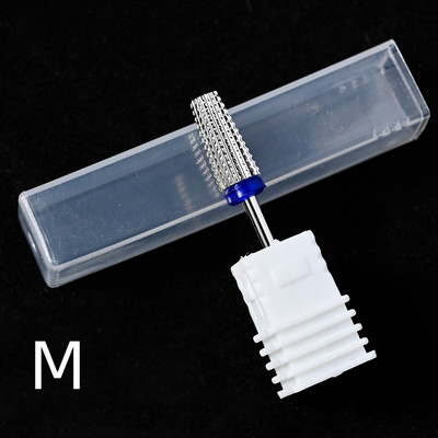 Carbură de oțel de tungsten Acoperire colorată Cuticule Curățare unghii Burghie Freză rotativă pentru manichiură Instrument de accesorii pentru unghii