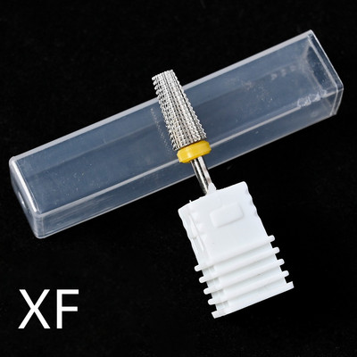 Carbură de oțel de tungsten Acoperire colorată Cuticule Curățare unghii Burghie Freză rotativă pentru manichiură Instrument de accesorii pentru unghii