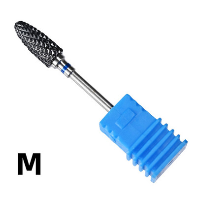 Carbură de oțel de tungsten Acoperire colorată Cuticule Curățare unghii Burghie Freză rotativă pentru manichiură Instrument de accesorii pentru unghii