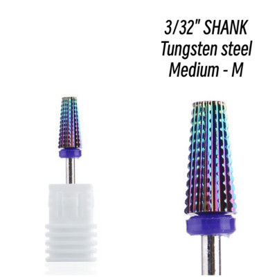 Karbido spalvingas nagų grąžtų rinkinys nagų frezavimo pjaustytuvas, pašalinantis gelinį laką, skirtas šlifuoti, poliravimo šlifavimo mašina