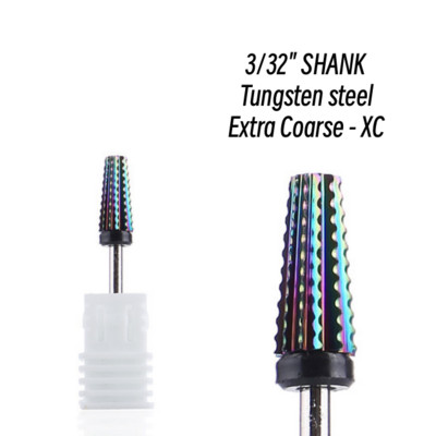 Karbido spalvingas nagų grąžtų rinkinys nagų frezavimo pjaustytuvas, pašalinantis gelinį laką, skirtas šlifuoti, poliravimo šlifavimo mašina