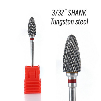 Karbido spalvingas nagų grąžtų rinkinys nagų frezavimo pjaustytuvas, pašalinantis gelinį laką, skirtas šlifuoti, poliravimo šlifavimo mašina