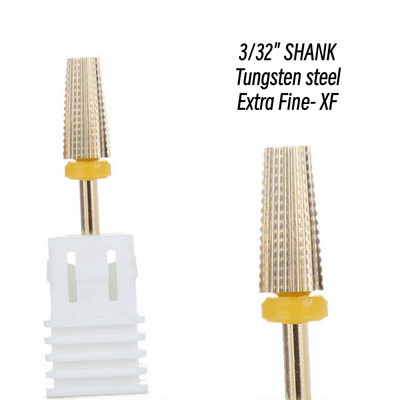 Karbido spalvingas nagų grąžtų rinkinys nagų frezavimo pjaustytuvas, pašalinantis gelinį laką, skirtas šlifuoti, poliravimo šlifavimo mašina