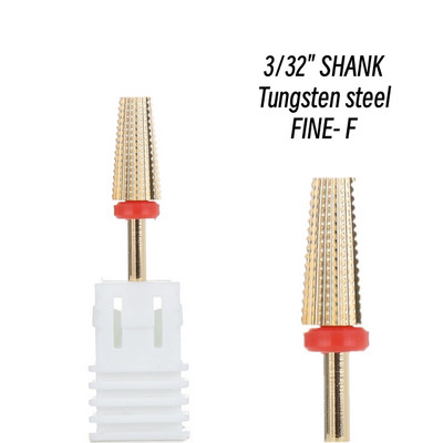 Karbido spalvingas nagų grąžtų rinkinys nagų frezavimo pjaustytuvas, pašalinantis gelinį laką, skirtas šlifuoti, poliravimo šlifavimo mašina