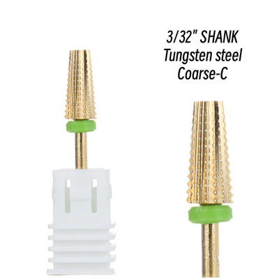 Karbido spalvingas nagų grąžtų rinkinys nagų frezavimo pjaustytuvas, pašalinantis gelinį laką, skirtas šlifuoti, poliravimo šlifavimo mašina