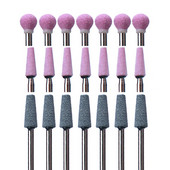 7 tk keraamilisest kivist küünepuuriots, frees, küünenaha puhastus, poleerimine küüneviilid, pediküüri tööriistade kombinatsiooni tarvikud