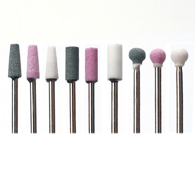 7 tk keraamilisest kivist küünepuuriots, frees, küünenaha puhastus, poleerimine küüneviilid, pediküüri tööriistade kombinatsiooni tarvikud