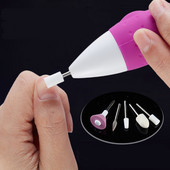 Nail Art prijenosna baterijska brusilica za nokte Mini pismeni test brusilica za nokte Električna alatka za poliranje za uklanjanje noktiju