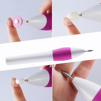 Nail Art Portable Nail Battery Grinder Mini Written Test Nail Grinder Ηλεκτρικό εργαλείο στίλβωσης απολέπισης νυχιών αφαίρεσης