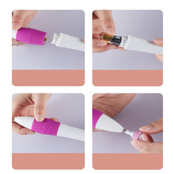 Nail Art Portable Nail Battery Grinder Mini Written Test Nail Grinder Ηλεκτρικό εργαλείο στίλβωσης απολέπισης νυχιών αφαίρεσης