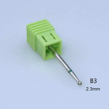 KIMAXCOLA 5 Size Ball Diamond Nail Drill Bit Rotary Burr Cuticle Clean Electric Bits for Manicure Drill Drill Μύλοι νυχιών