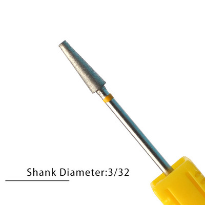 1 buc. Burghie cu diamant pentru manichiură Freză Freză pentru unghii Freză electrică Cuticule Curăţare Gel pentru îndepărtarea ojei Pile Accesorii
