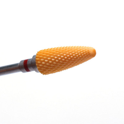 1 buc Freză din ceramică galbenă Pile profesionale pentru unghii Burghiu pentru unghii Mașină electrică de manichiură pentru îndepărtarea instrumentului de lac cu gel